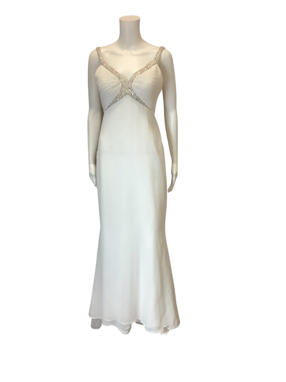 Faviana Formal Sequin Accent Dress Size: L / 10